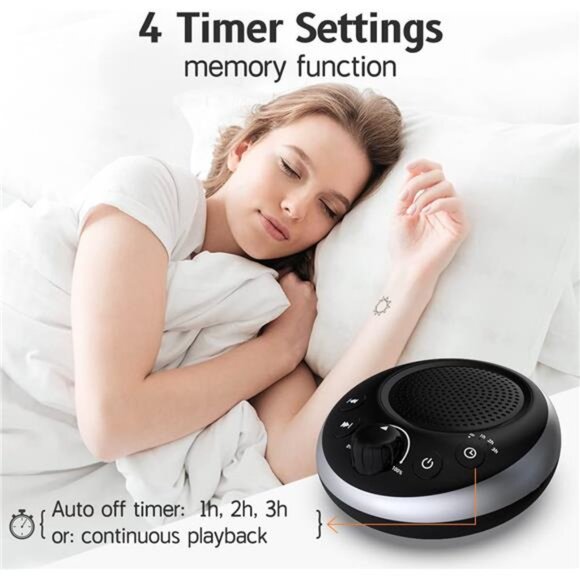 Loud Sound Machine White Noise Machine Nonstop Brown Noise Machine 30 Soothing - Picture 4 of 7